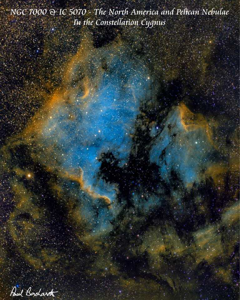 NGC 7000 - North American Nebula / IC 5070 - Pelican  