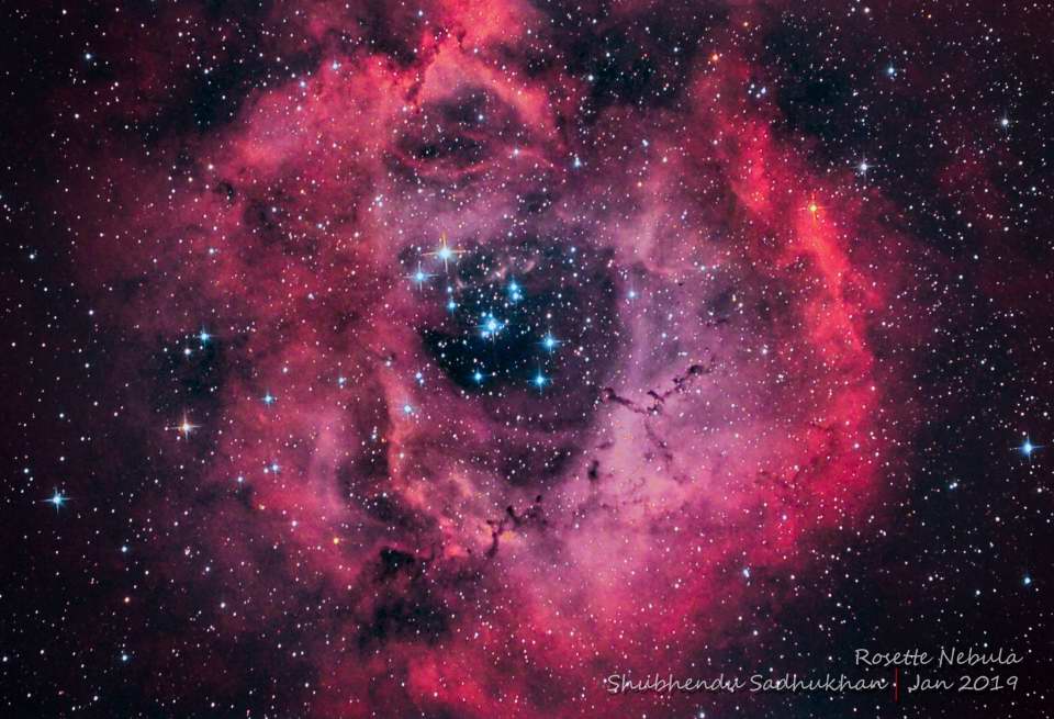Rosette Nebula by Shubhendu Sadhukhan 