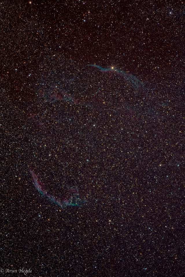 Veil Nebula - Widefield  by Arun Hegde 
