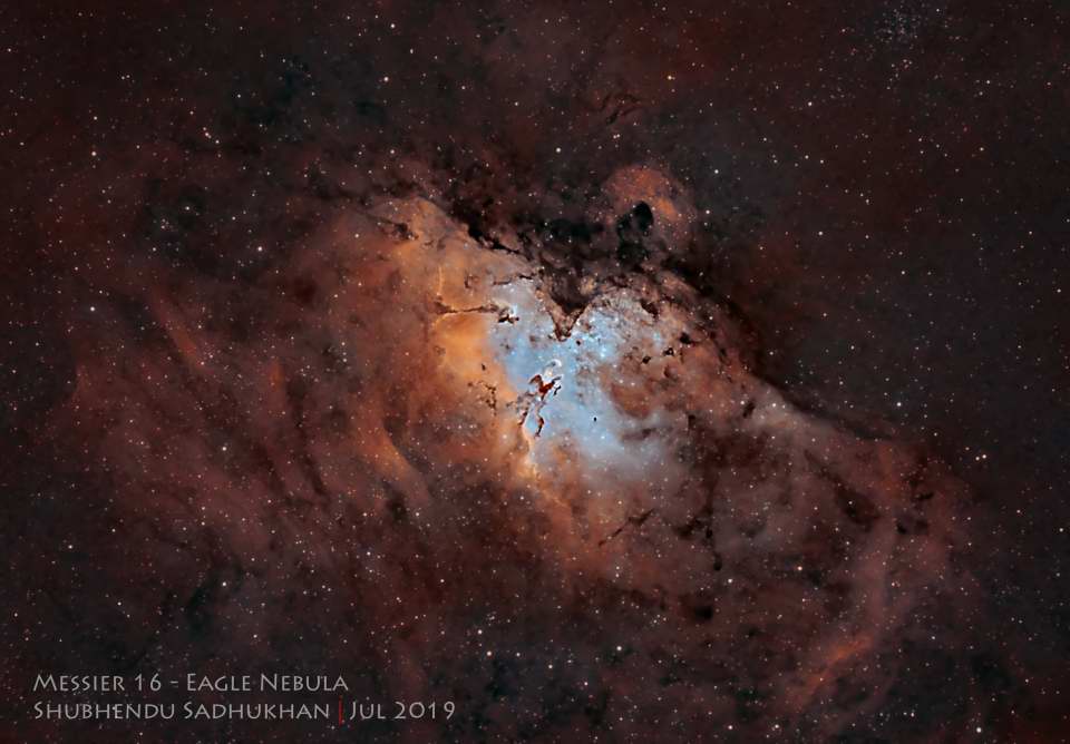 M16 - The Eagle Nebula by Shubhendu Sadhukhan 