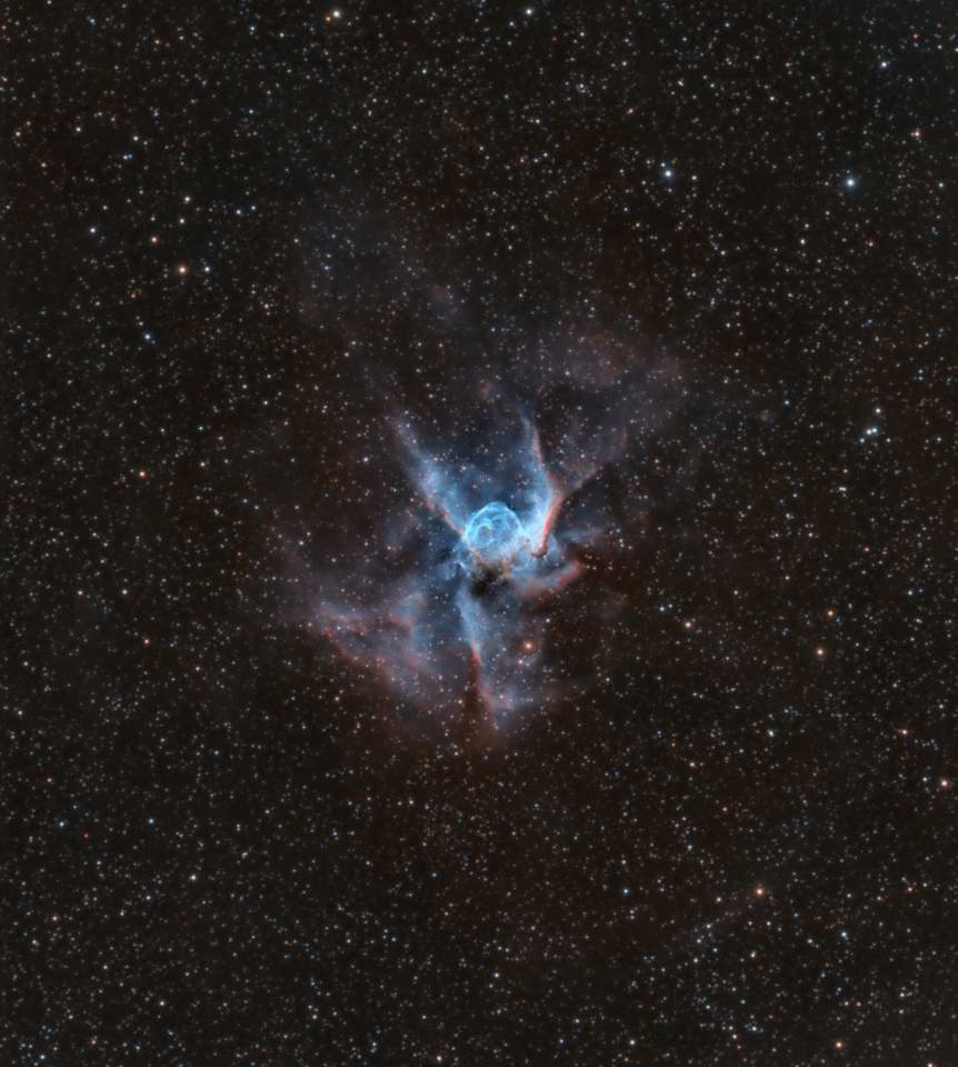 NGC 2359 - Thor's Helmet Nebula by Tamas Kriska 