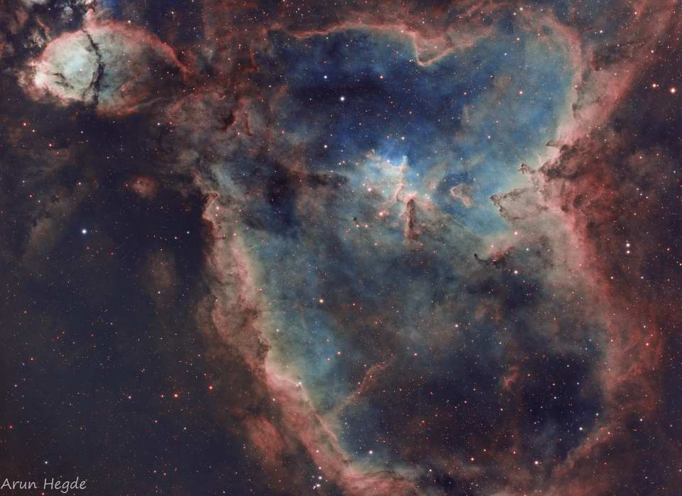 IC 1805 - The Heart Nebula by Arun Hegde 