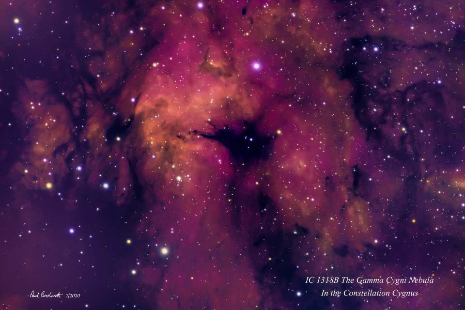 IC 1318B - The Gamma Cygni Nebula by Paul Borchardt 