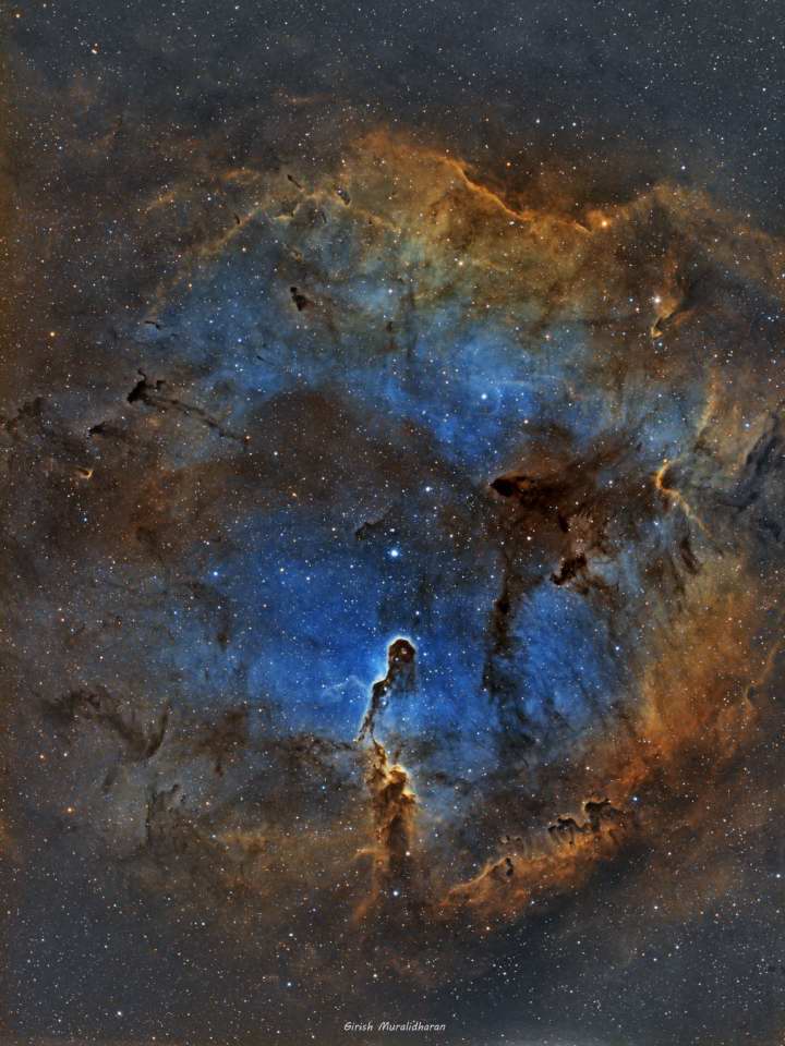 IC1396 Elephan't's Trunk Nebula in Narrowband