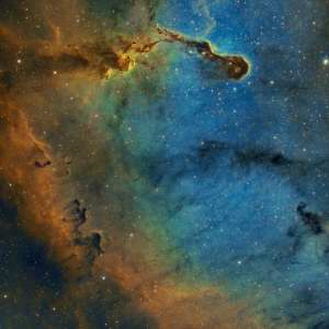 IC 1396 Elephant's Trunk Nebula (SHO) by Chad Andrist 