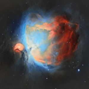 M42 Narrowband Blend ROI crop by Chad Andrist 