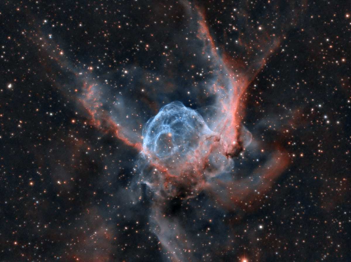 NGC 2359 - Thor's Helmet by Tamas Kriska / Agnes Keszler 