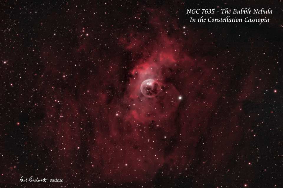 NGC 7635 - The Bubble Nebula by Paul Borchardt 
