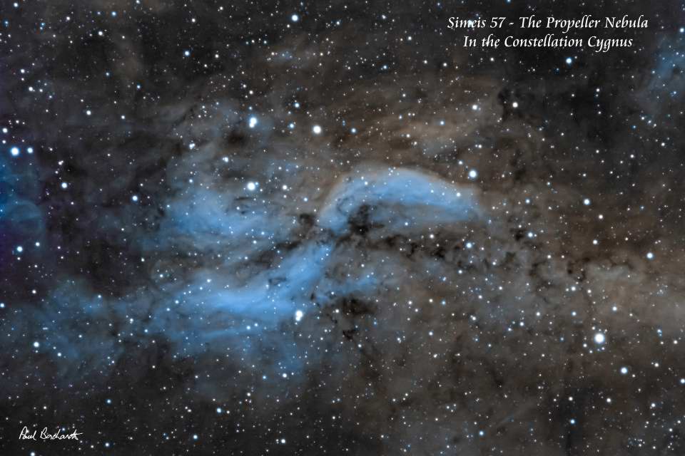Simeis 57 - The Propeller Nebula by Paul Borchardt 