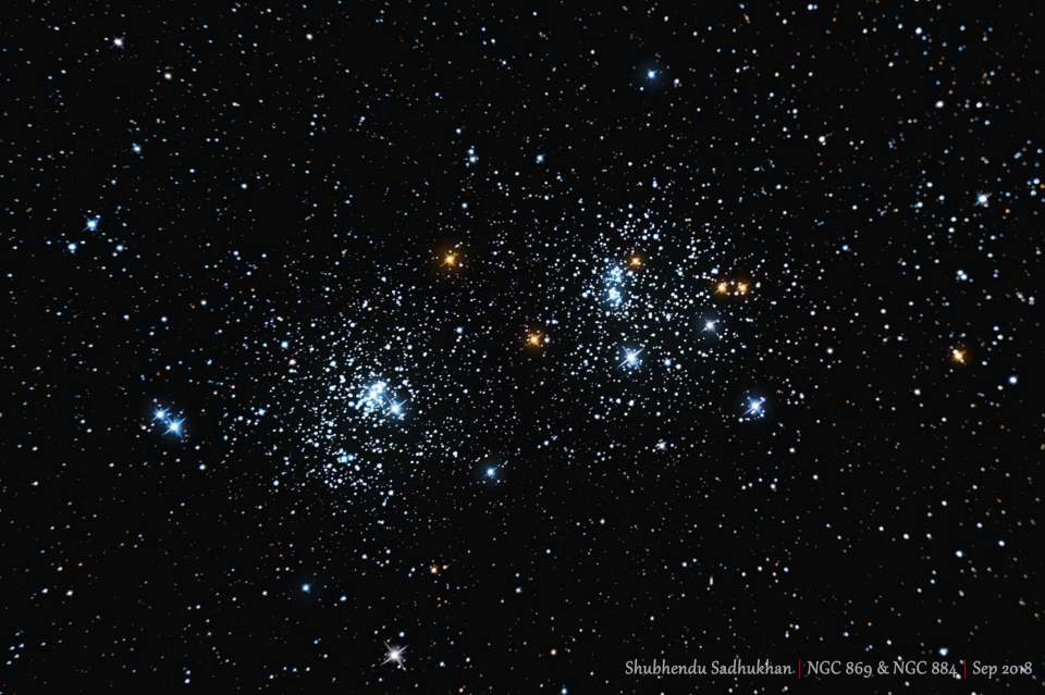 Double Cluster - NGC 869 & 884 by Shubhendu Sadhukhan 
