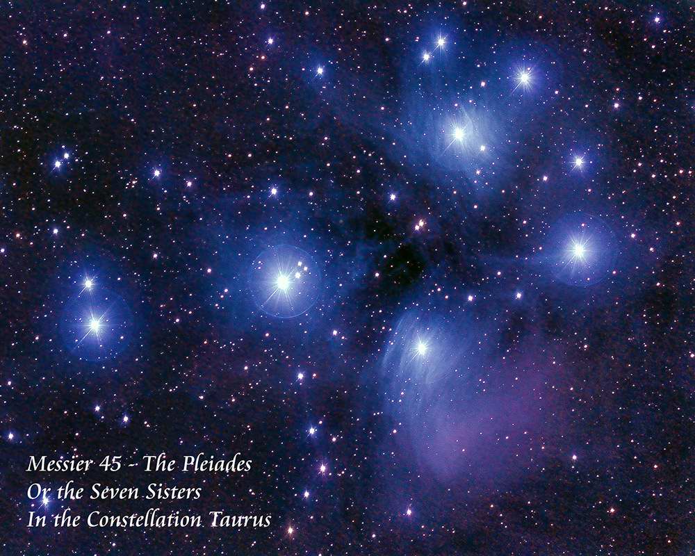 M45 - The Pleiades by Paul Borchardt 