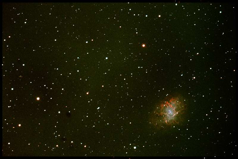 M1 
		- Crab Nebula by Russ Blankenburg 
