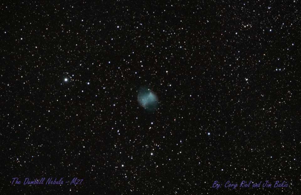 M27 - Dumbbell Nebula by Jim Bakic 