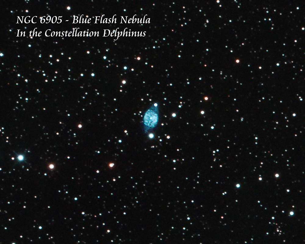 NGC 6905 - The Blue Flash Nebula by Paul Borchardt 