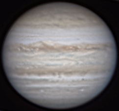 Jupiter, about 1 week from opposition by Matthew Ryno 