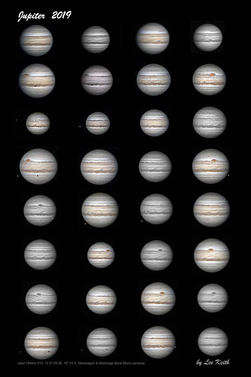 Jupiter Collage - 2019 by Lee Keith 