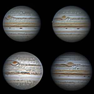 Jupiter August 6 - Great Red Spot gets a black eye! by Lee Keith 