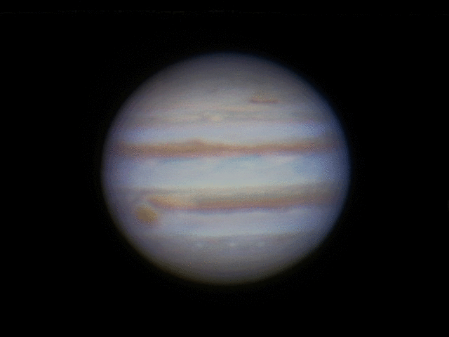Jupiter rotation. Tamas Kriska using the MAS Observatory B-Scope - MAS image.