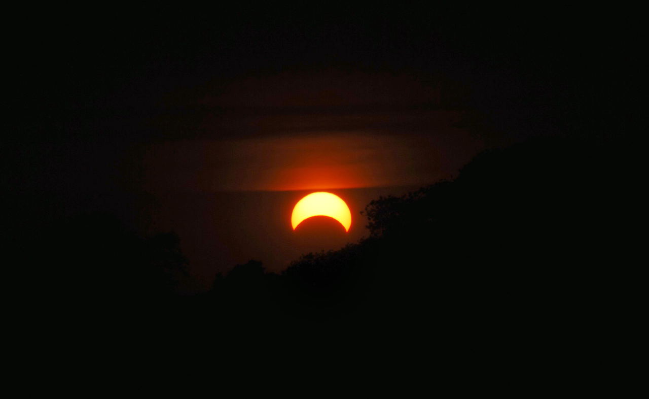 Partial Eclipse by Tamas Kriska 
